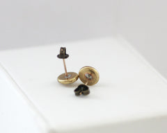 Personalized Initials - Vintage Style Stud Earrings