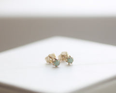 Mint Mini - Tiny 14kt Gold Filled Studs