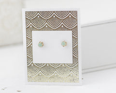 Mint Mini - Tiny 14kt Gold Filled Studs