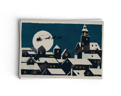 Christmas Night - Illustrated Greeting Card