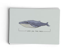 I Love You This Much - Illustrated Greeting Card